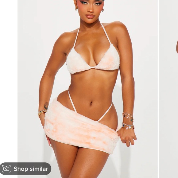 Fashion Nova Bikini Sunsuit Set - Picture 1 of 5